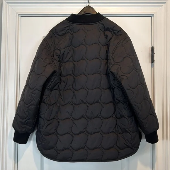 Madewell Quilted Oversized Bomber Jacket - Picture 6 of 6